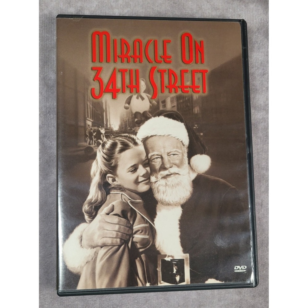 Miracle on 34th Street DVD 1947 Holiday Christmas Family Classic Film
